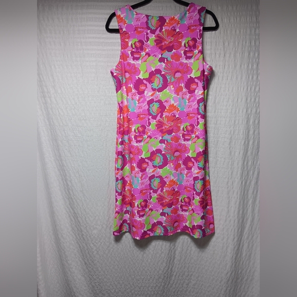 Jude Connally Pink Floral Sleeveless Dress Size L - Picture 3 of 8